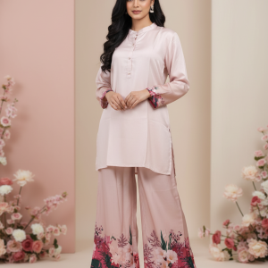 Blush Bloom Luxe Co-Ord From Dee Aoura