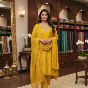 Swarna Golden Glow Salwar Suit Set